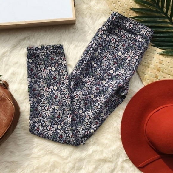 J. Crew Liberty Meadow Floral Thoothpick jeans - Picture 4 of 10